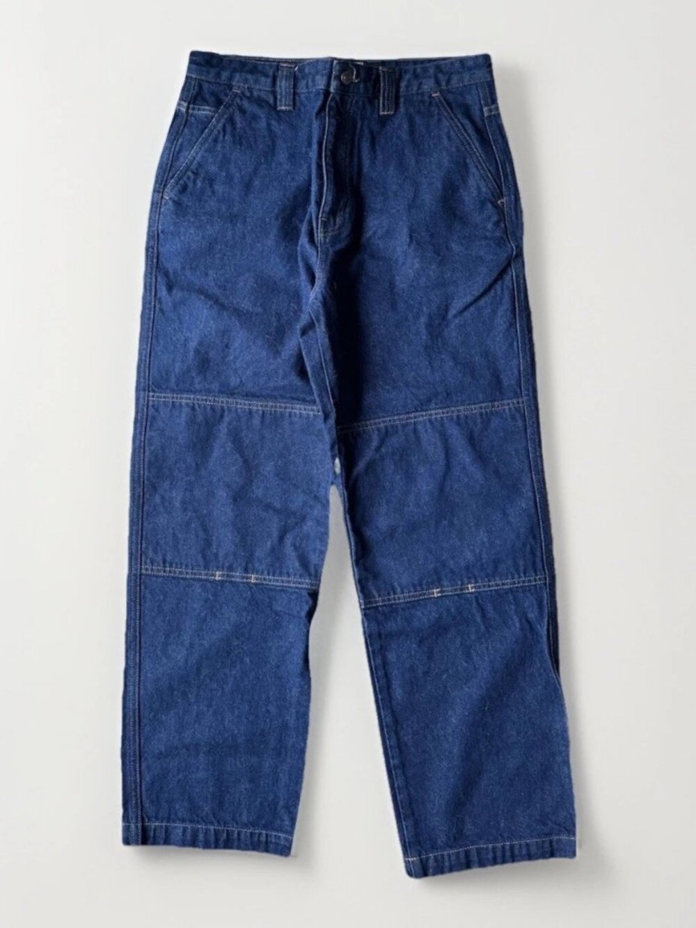 Stussy Workwear Double Knee Raw Denim Jeans Size 32